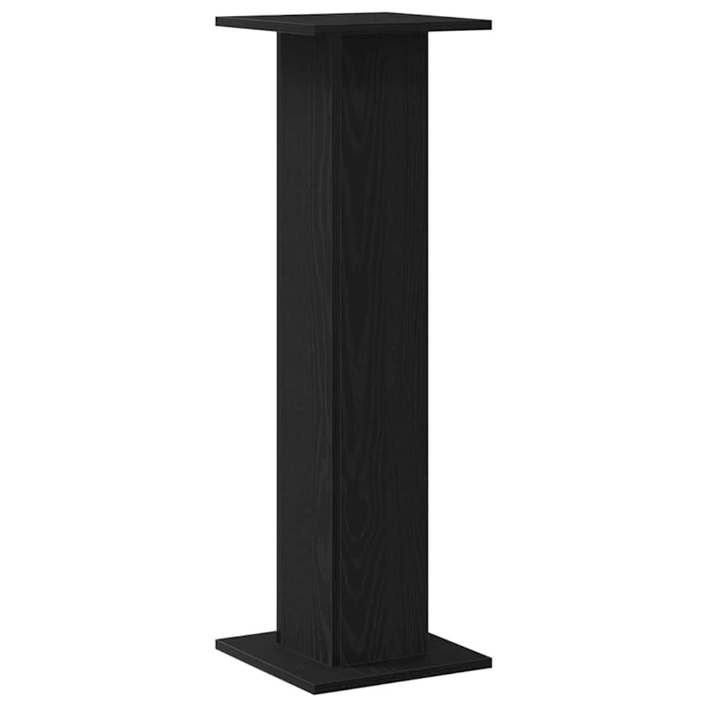 Pflanzenständer 2 stk. Schwarz Eichen-Optik 30 x 30 x 95 cm