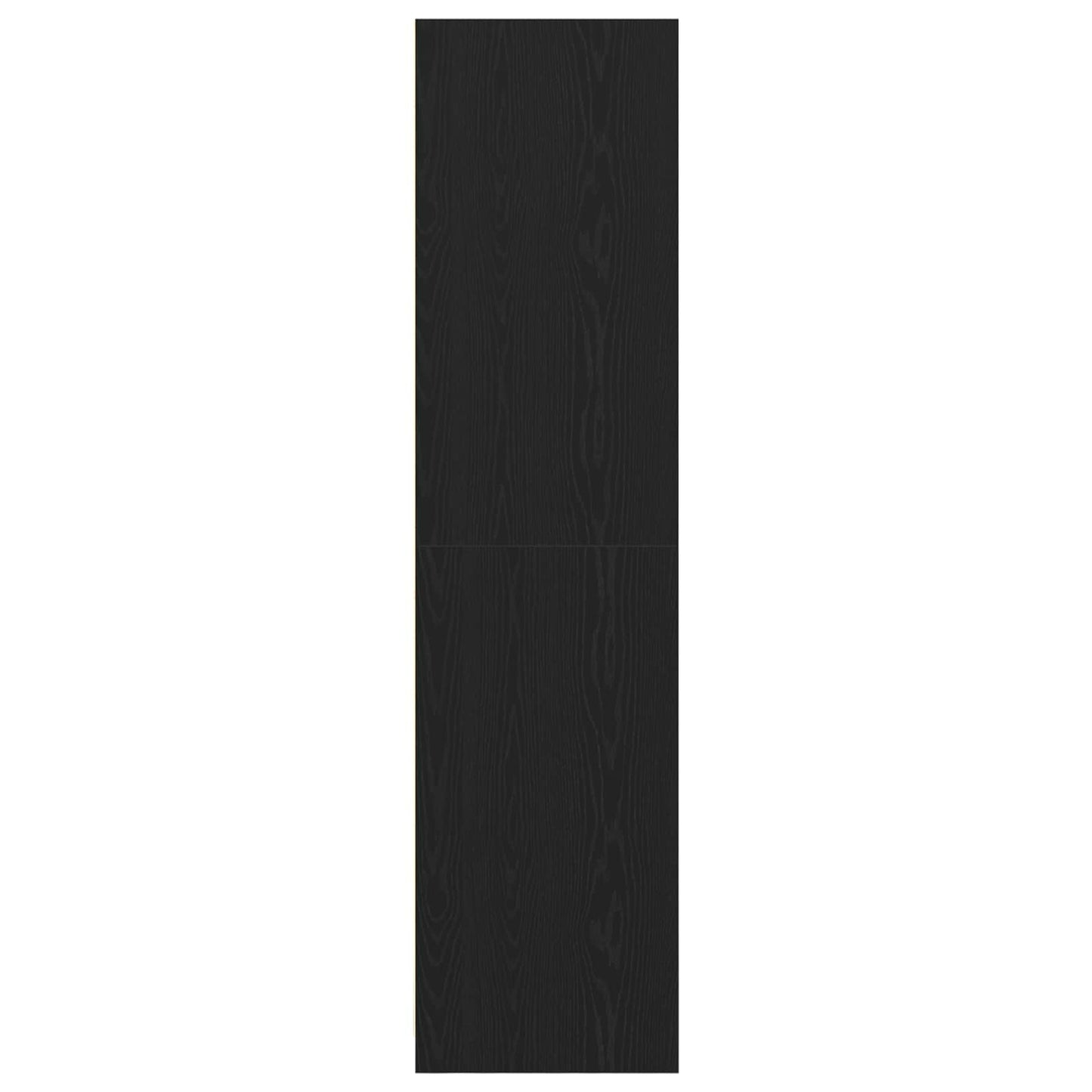 Kleiderschrank mit Regal Schwarz Eichen-Optik 30 x 50 x 200 cm