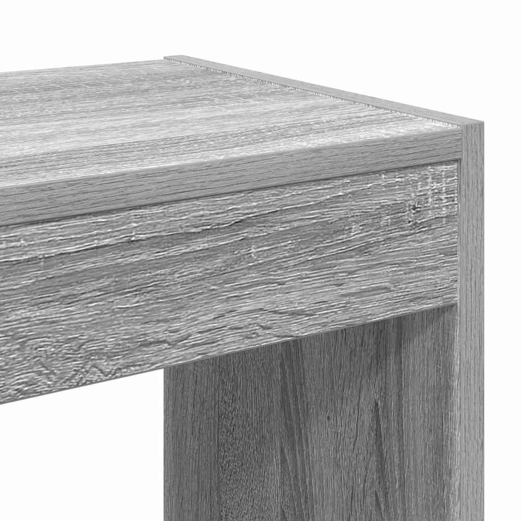 Bücherregal Grau Sonoma 100 x 30 x 198 cm Holzwerkstoff