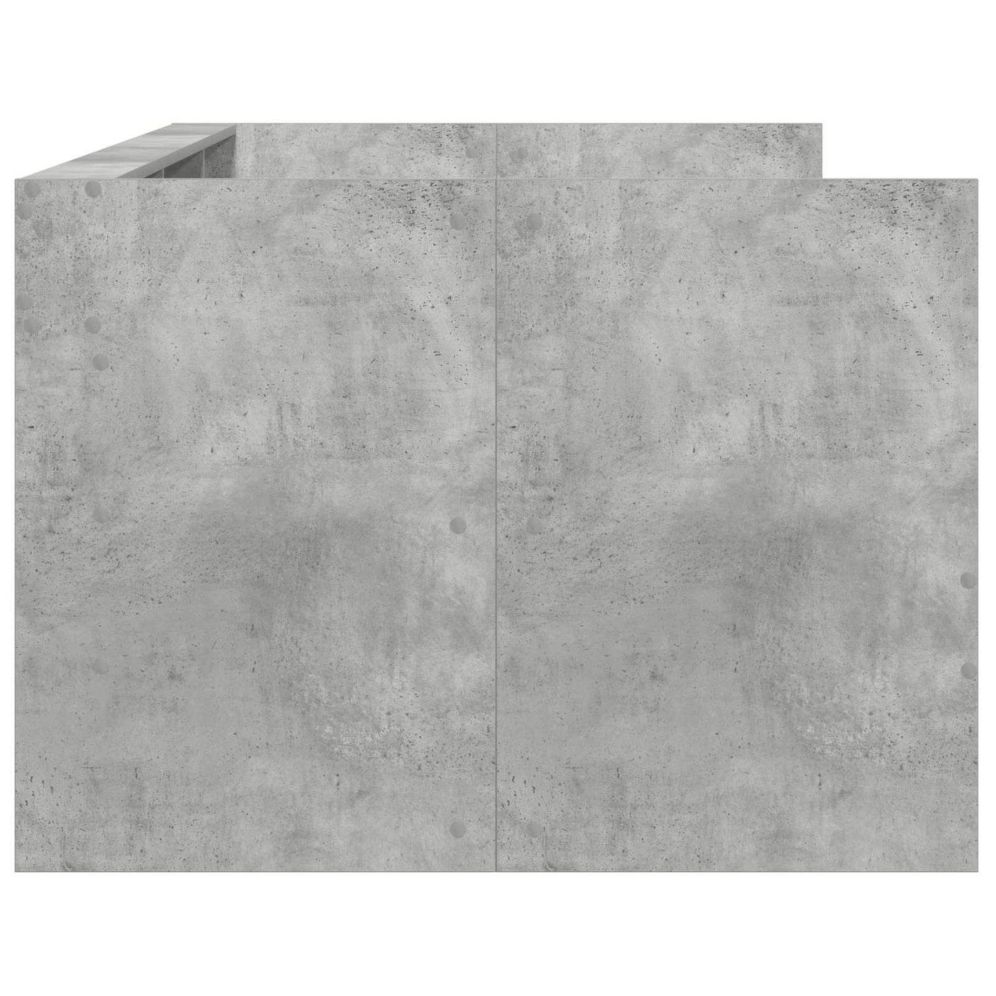 Tagesbett mit Schubladen Grau 90 x 200 cm Holzwerkstoff