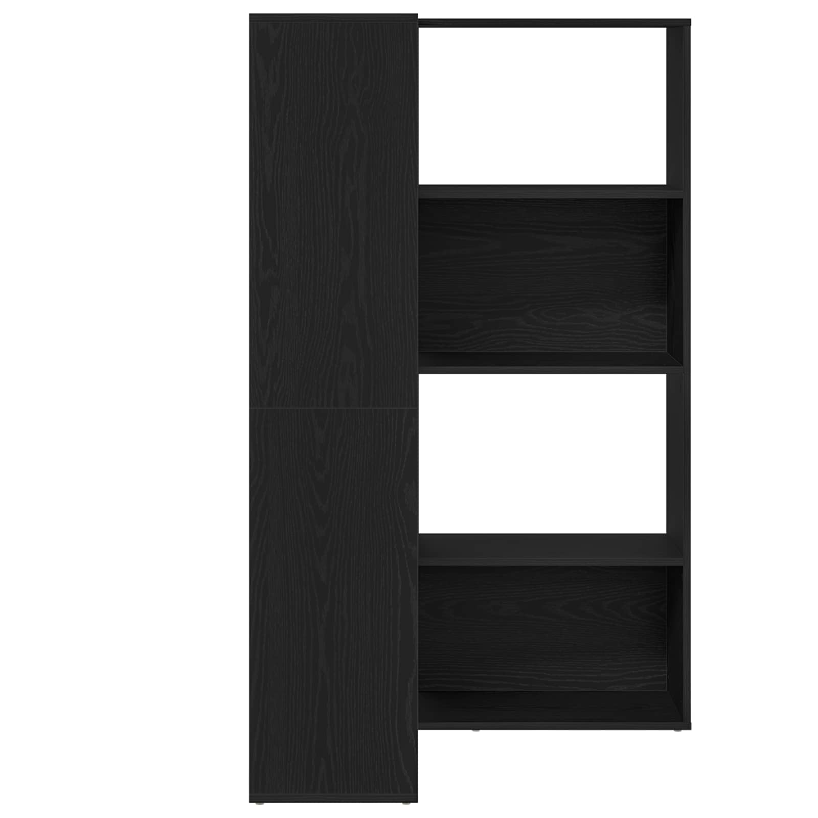 Kleiderschrank 2 pcs Schwarz Eichen-Optik 85 x 85 x 140 cm