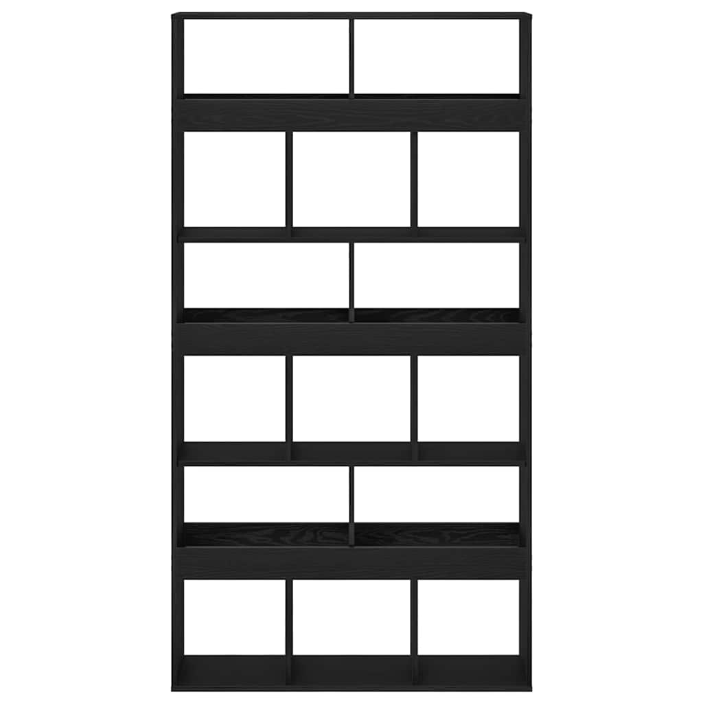 Bücherregal Schwarze Eiche 100 x 33 x 187,5 cm Holzwerkstoff