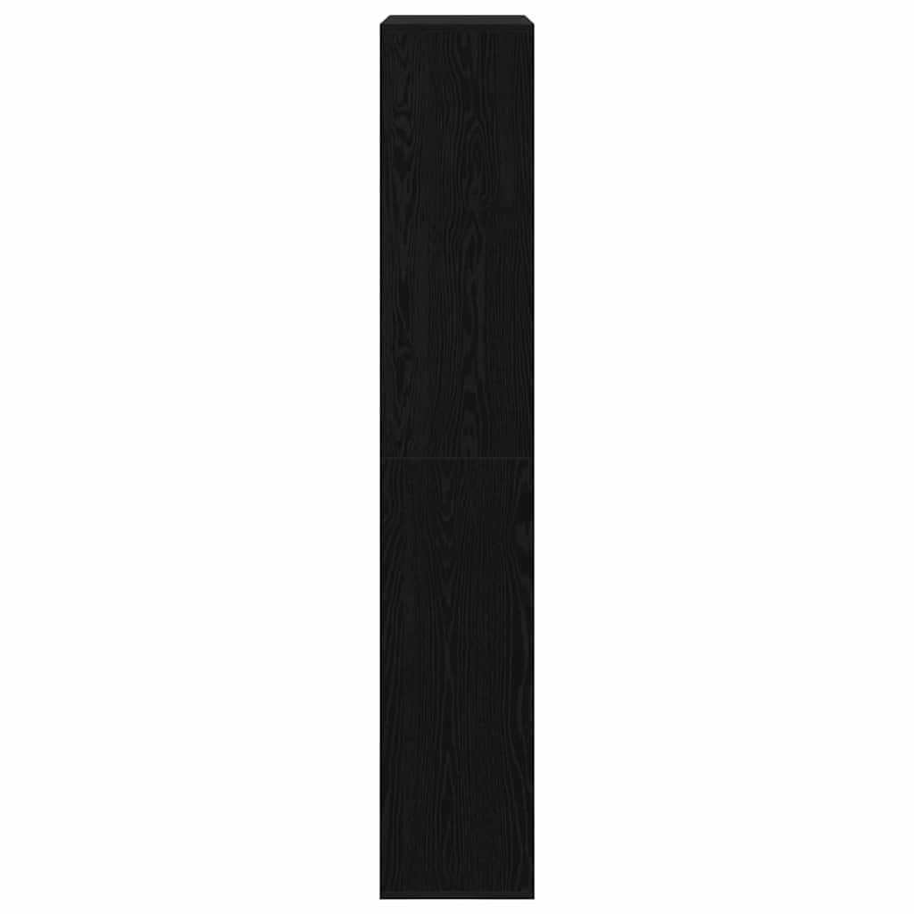 Bücherregal 15 Ebenen 100 x 33 x 187,5 cm Schwarz Eichen-Optik