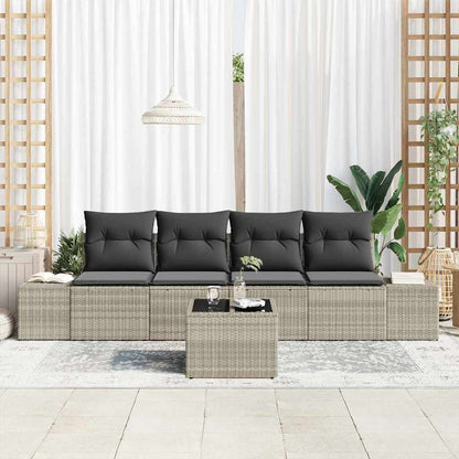 Sofa Set 5 stk. Hellgrau 55 x 55 x 37 cm