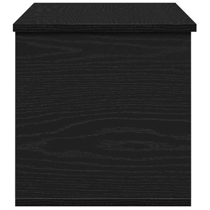 Aufbewahrungsbox Schwarz Eichen-Optik 90 x 35 x 35 cm
