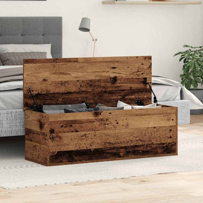 Aufbewahrungsbox Altholz 102 x 35 x 35 cm Holzwerkstoff