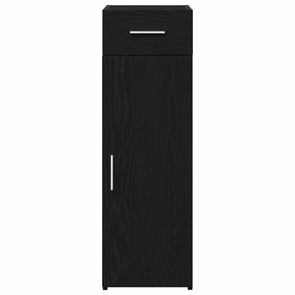 Sideboard mit Schubladen Schwarz Eichen-Optik 30 x 42,5 x 93 cm