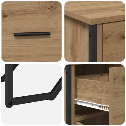 Sideboard Artisan-Eiche 97 x 32,5 x 74,5 cm