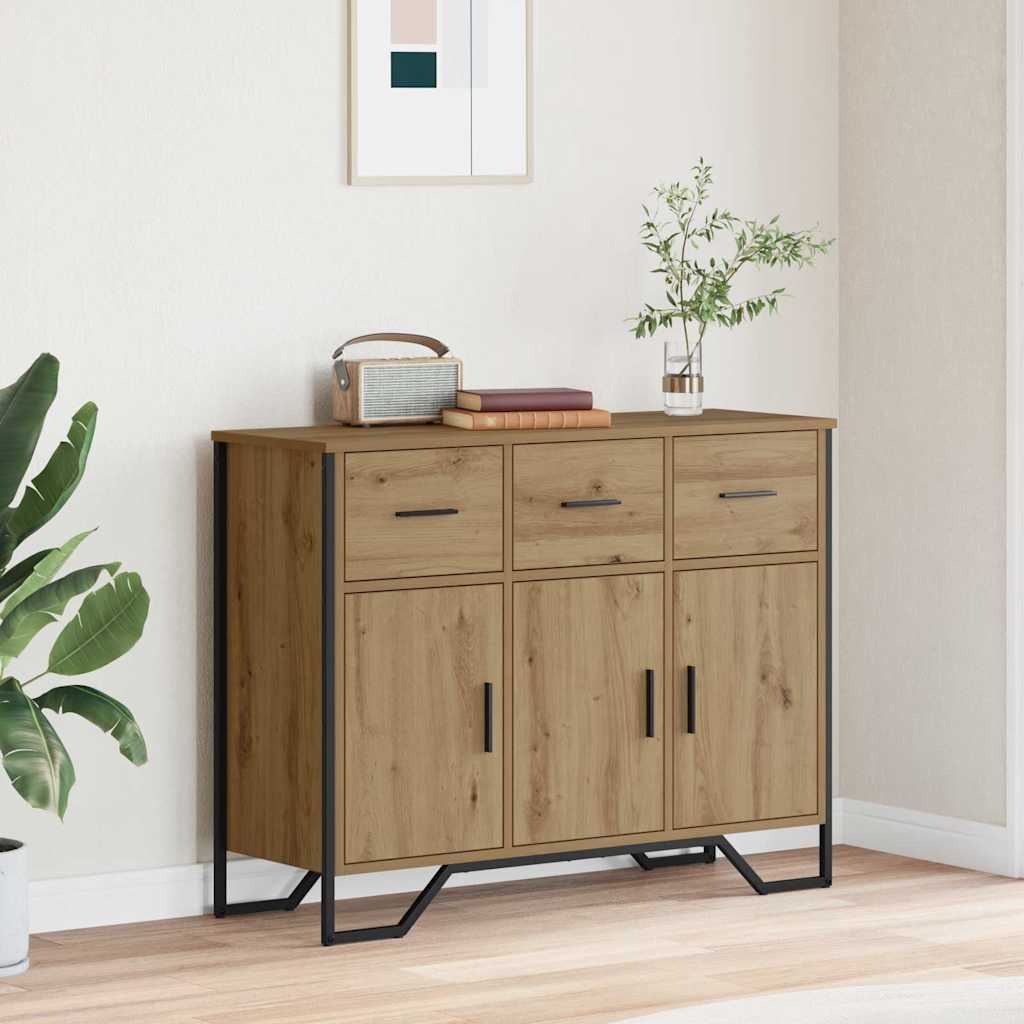 Sideboard Artisan-Eiche 97 x 32,5 x 74,5 cm