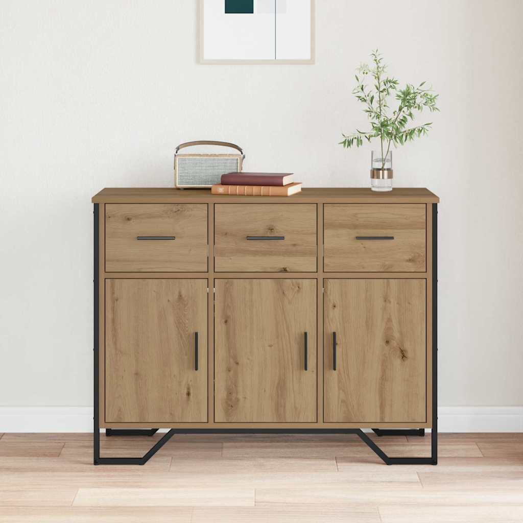 Sideboard Artisan-Eiche 97 x 32,5 x 74,5 cm