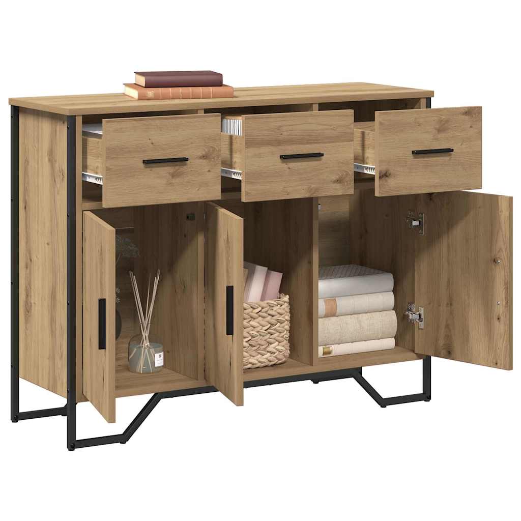 Sideboard Artisan-Eiche 97 x 32,5 x 74,5 cm
