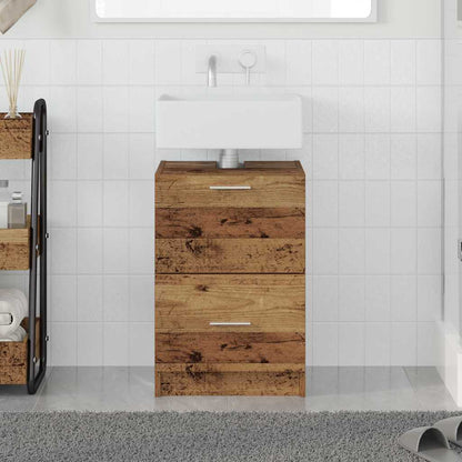 Badezimmerschrank Altholz 40 x 37 x 59 cm Holzwerkstoff