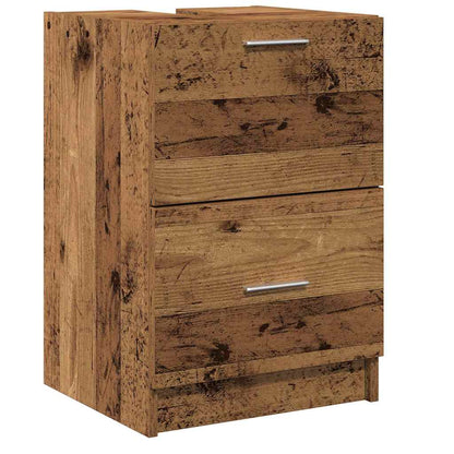 Badezimmerschrank Altholz 40 x 37 x 59 cm Holzwerkstoff