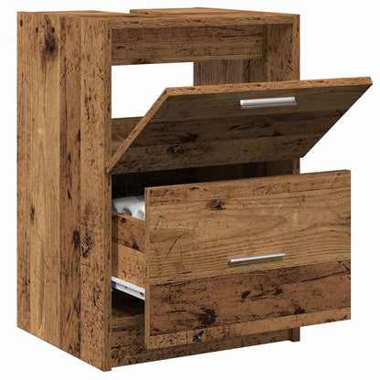 Badezimmerschrank Altholz 40 x 37 x 59 cm Holzwerkstoff