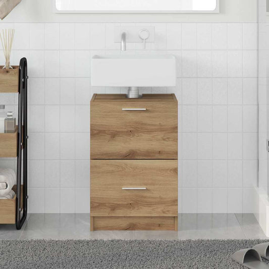 Waschtischschrank Artisan Eiche 40 x 37 x 59 cm Holzwerkstoff