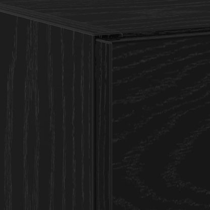 Badezimmerschrank Schwarz Eichen-Optik 40 x 37 x 59 cm