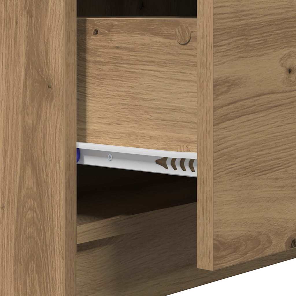 Badezimmerschrank Artisan-Eiche 59 x 37 x 59 cm Holzwerkstoff