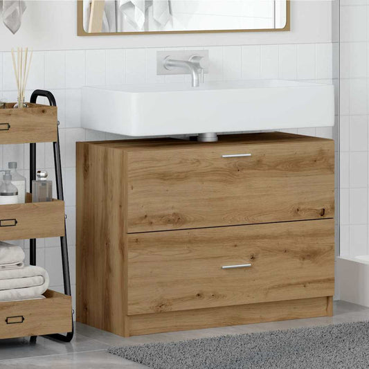 Waschtischschrank Artisan Eiche 78 x 37 x 59 cm Holzwerkstoff