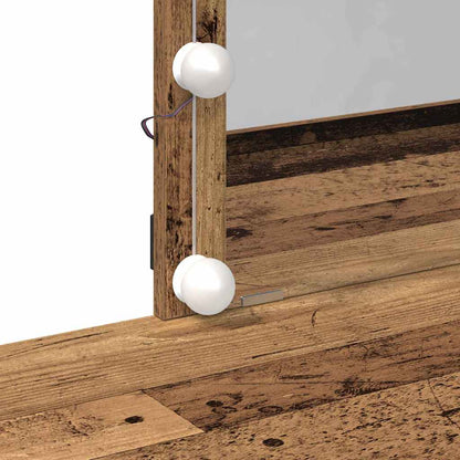 Schminktisch Altholz 100 x 40 x 130 cm Holzwerkstoff