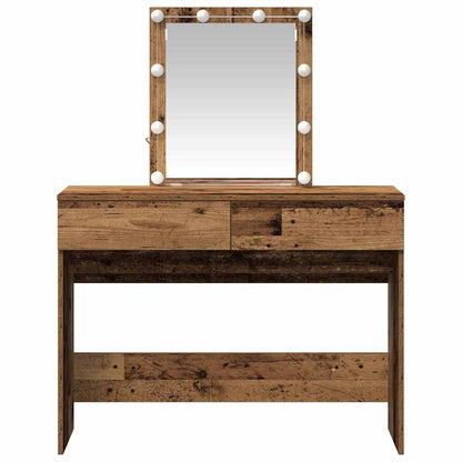 Schminktisch Altholz 100 x 40 x 130 cm Holzwerkstoff