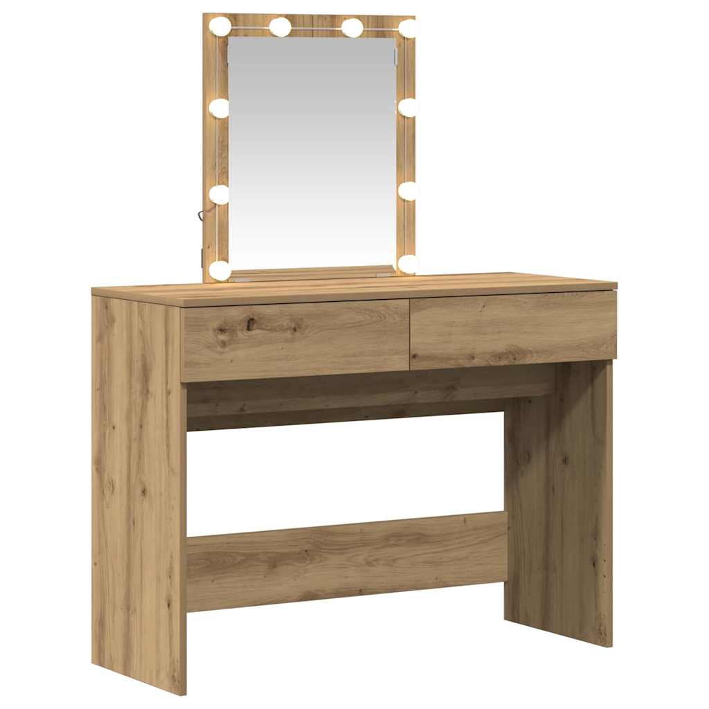 Schminktisch Artisan-Eiche 100 x 40 x 130 cm Holzwerkstoff