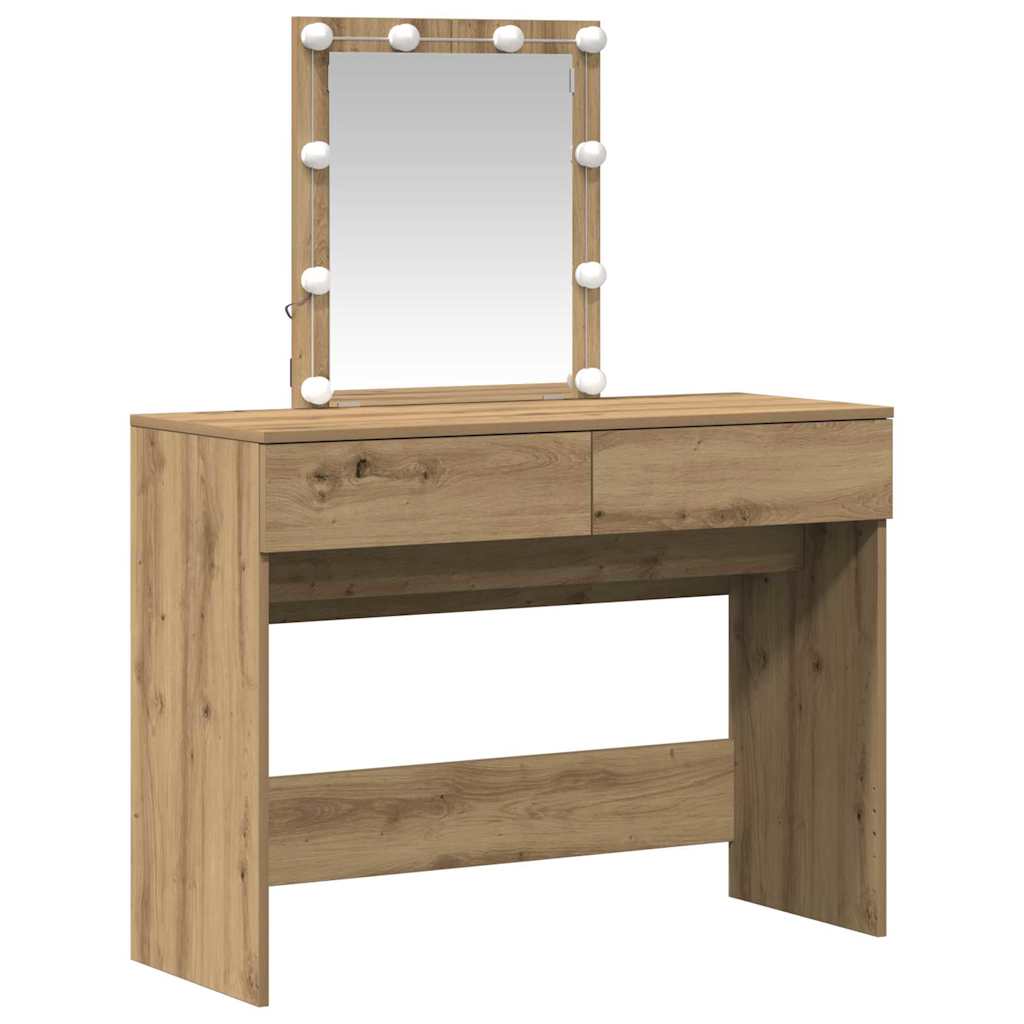 Schminktisch Artisan-Eiche 100 x 40 x 130 cm Holzwerkstoff