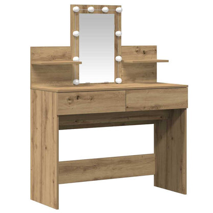 Schminktisch Artisan-Eiche 100 x 40 x 130 cm Holzwerkstoff