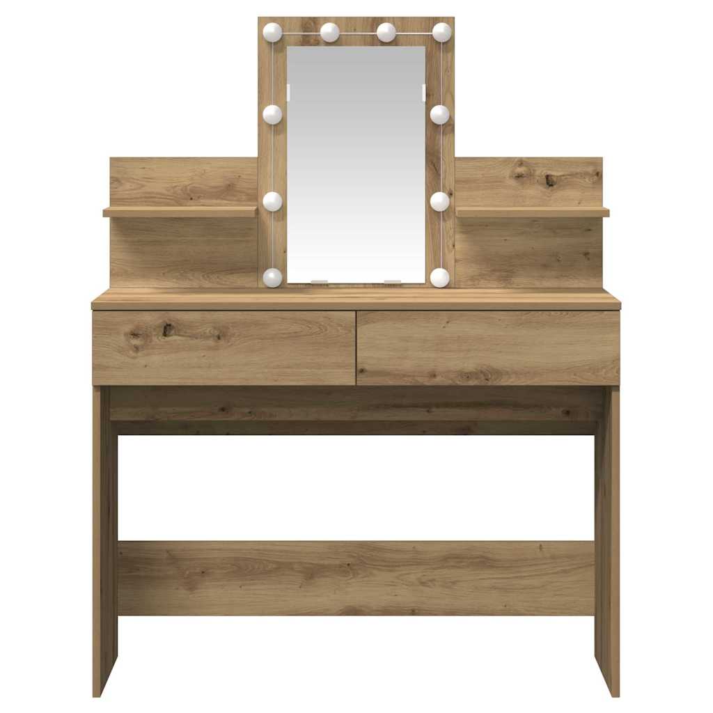 Schminktisch Artisan-Eiche 100 x 40 x 130 cm Holzwerkstoff