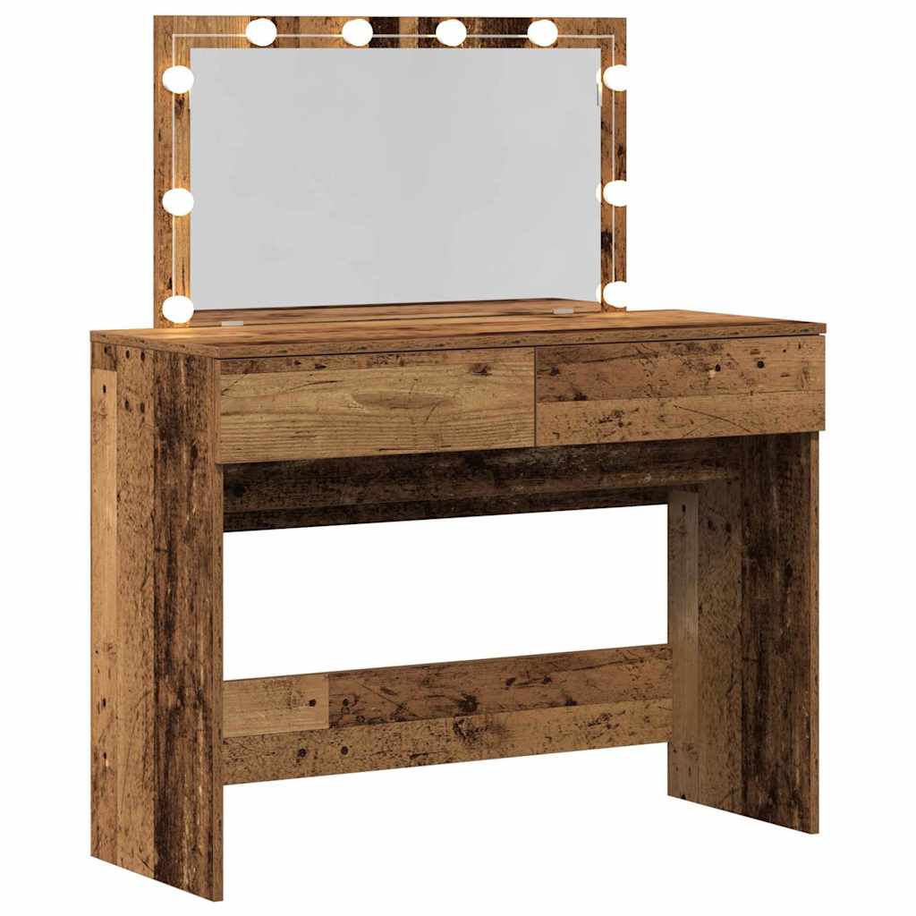 Schminktisch Altholz 100 x 40 x 120 cm Holzwerkstoff