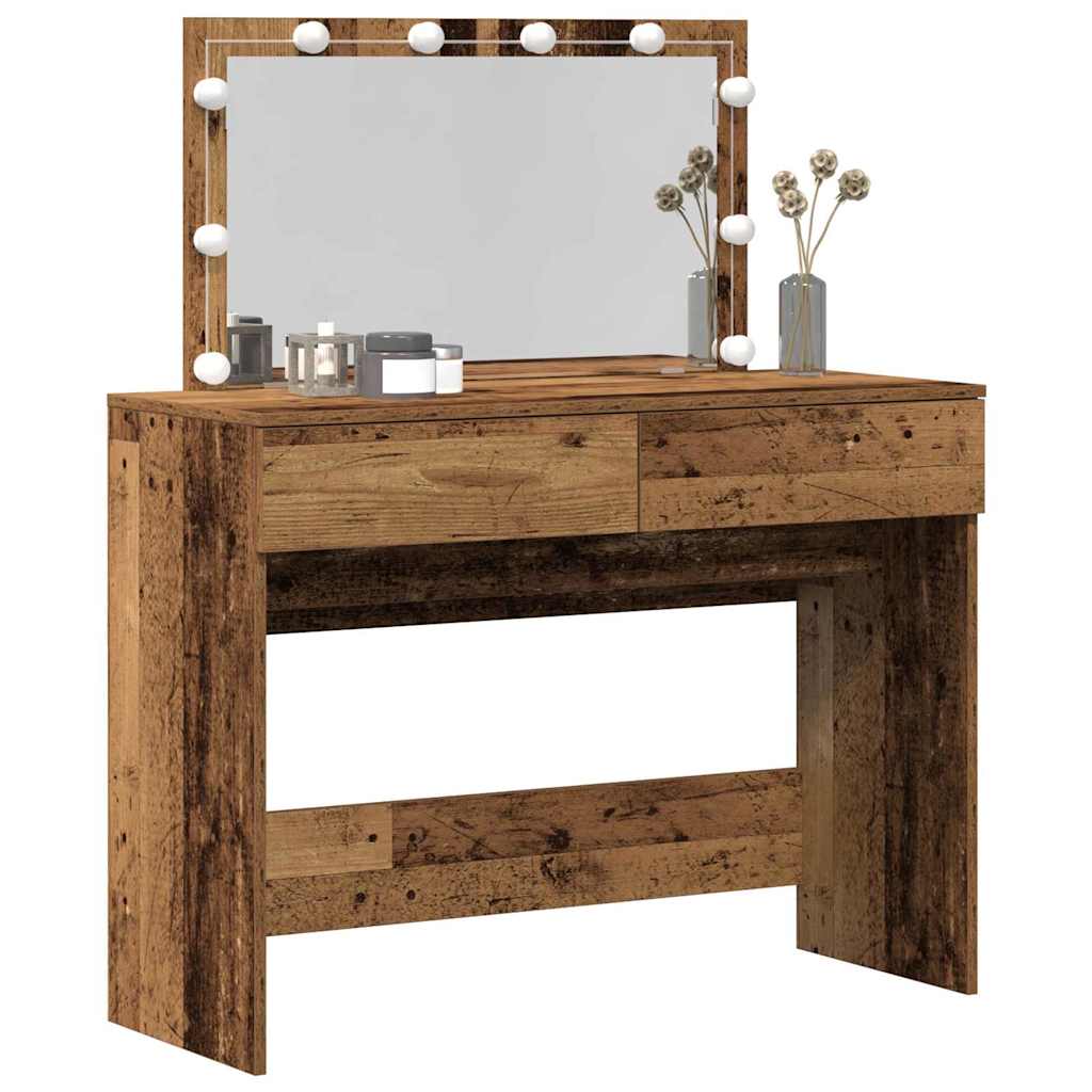 Schminktisch Altholz 100 x 40 x 120 cm Holzwerkstoff