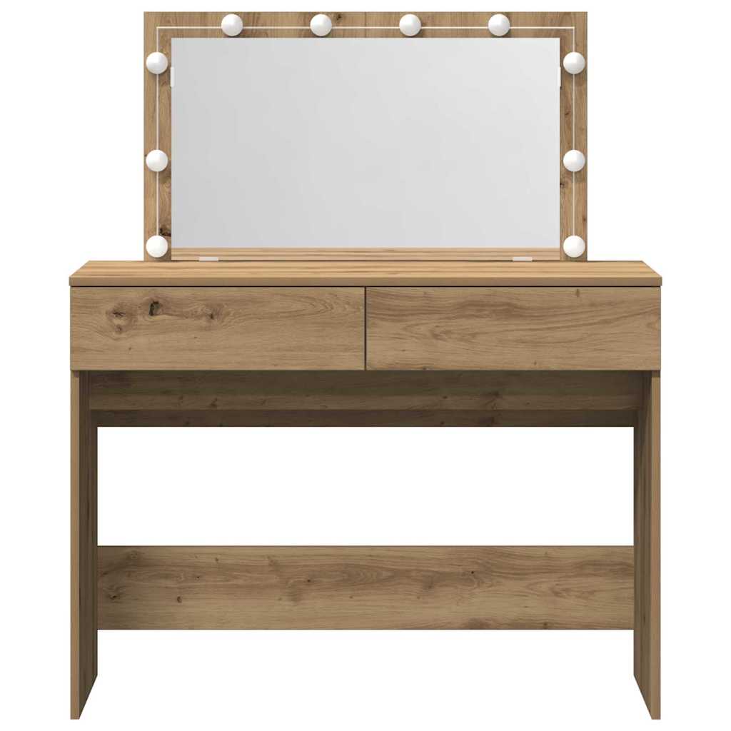 Schminktisch Artisan-Eiche 100 x 40 x 120 cm Holzwerkstoff
