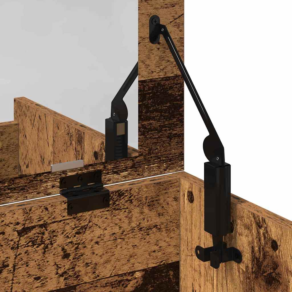 Schminktisch 2 Stk. Altholz 60 x 40 x 75 cm Holzwerkstoff