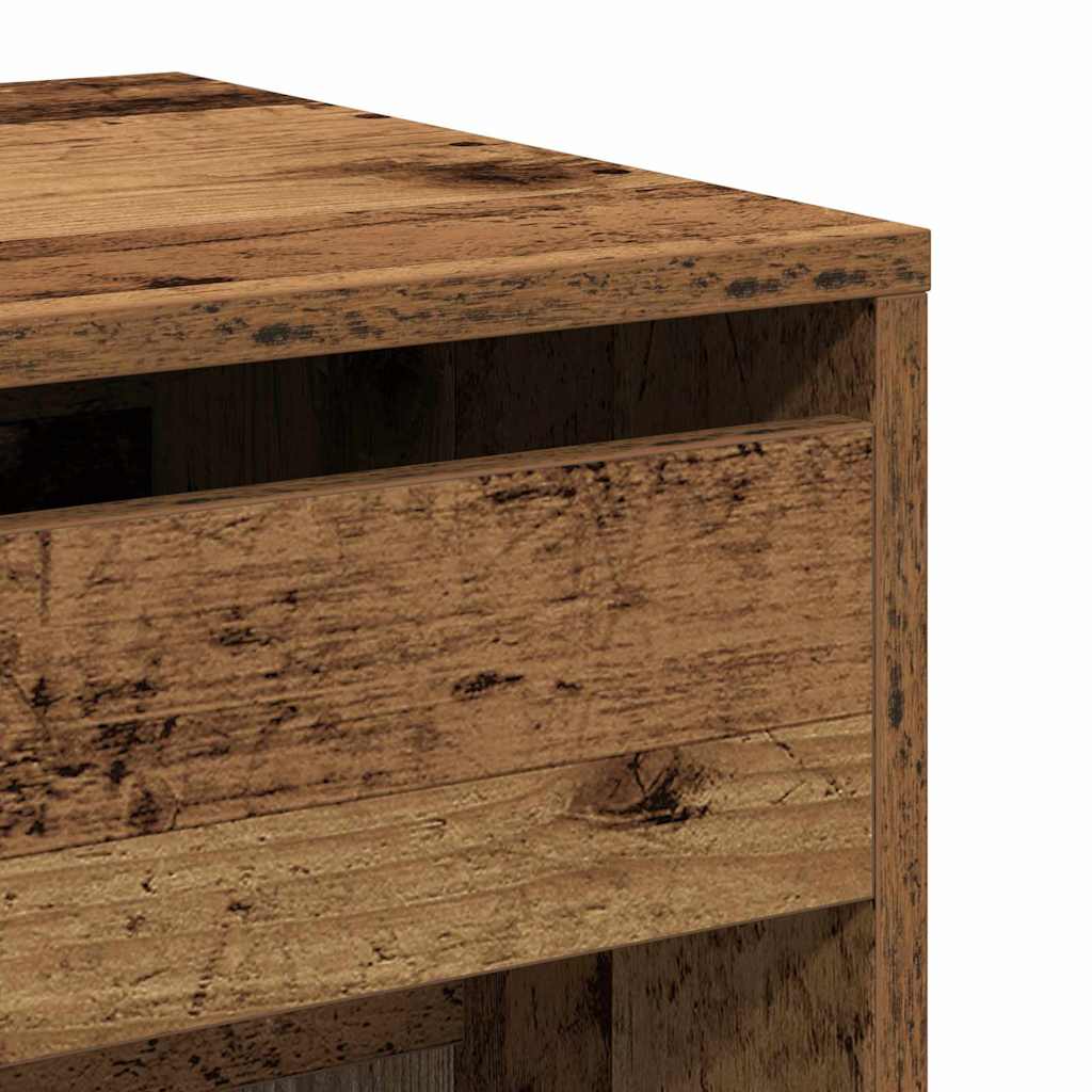 Schminktisch 2 Stk. Altholz 60 x 40 x 75 cm Holzwerkstoff