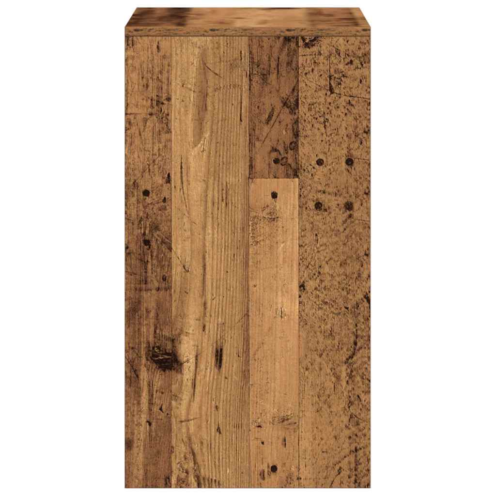 Schminktisch 2 Stk. Altholz 60 x 40 x 75 cm Holzwerkstoff