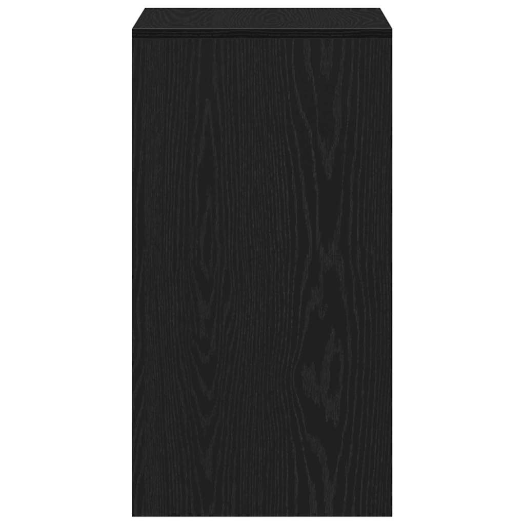 Schminktisch 2 Stk. Schwarz Eichen-Optik 60 x 40 x 75 cm