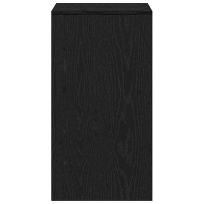 Schminktisch 2 Stk. Schwarz Eichen-Optik 60 x 40 x 75 cm