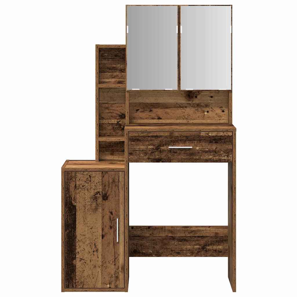 Schminktisch Altholz 80 x 35 x 132 cm Holzwerkstoff