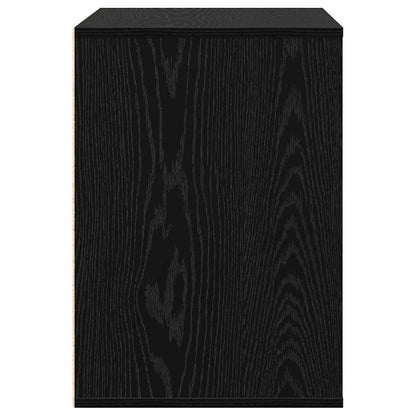 Schubladenschrank 3-Schublade Schwarz 61 x 41 x 58 cm