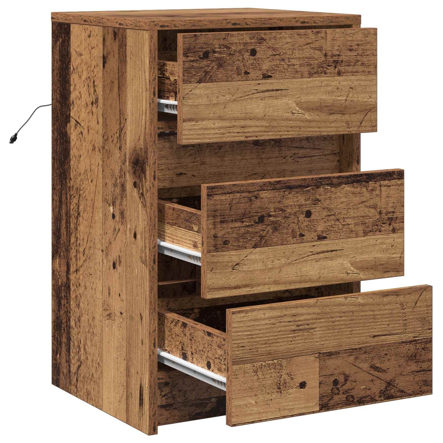 Nachttisch Altholz 38 x 34 x 61 cm Holzwerkstoff
