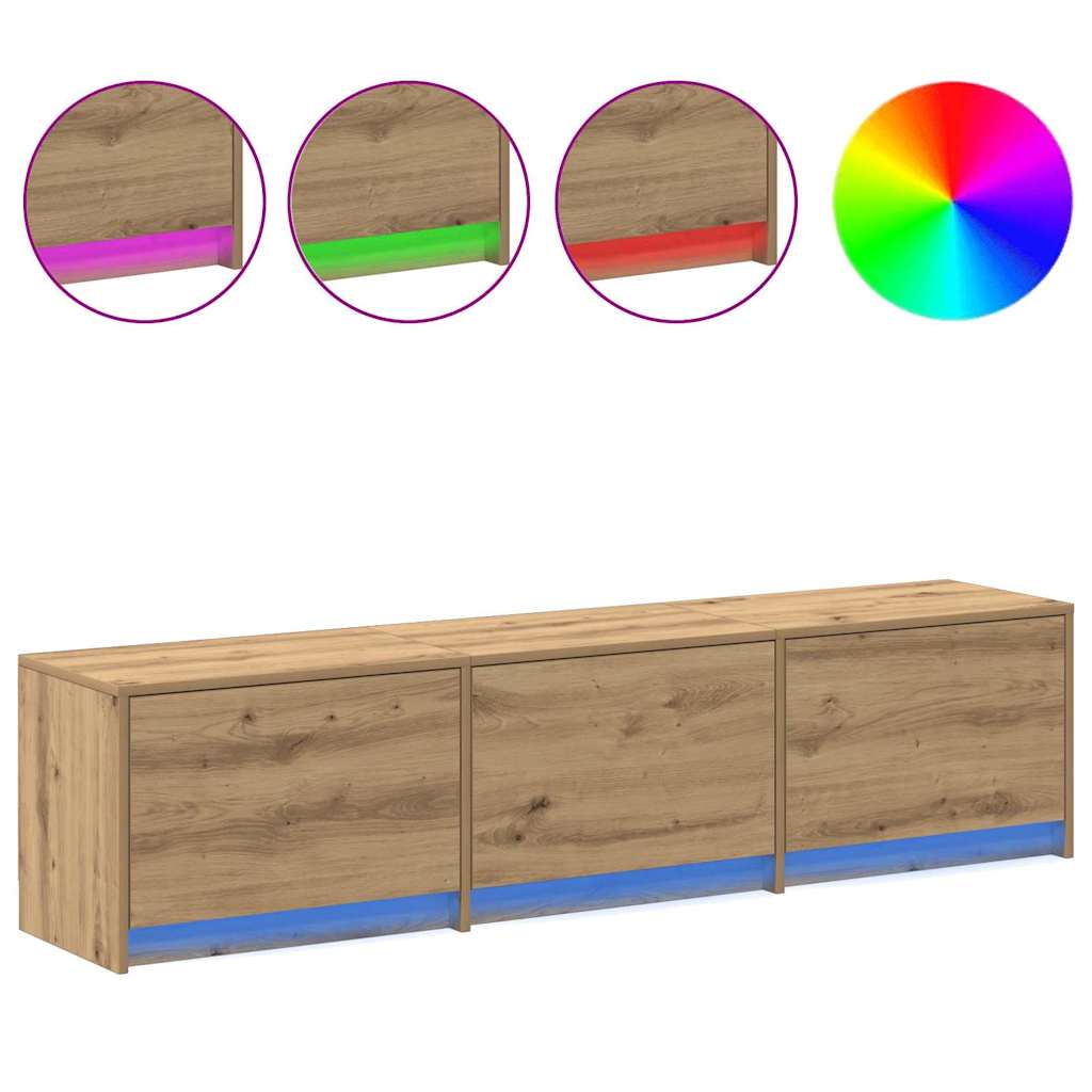 TV-Schrank Artisan-Eiche 162,5 x 34 x 40 cm Holzwerkstoff