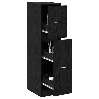 Apothekerschrank Schwarze Eiche 30 x 41 x 118 cm Holzwerkstoff
