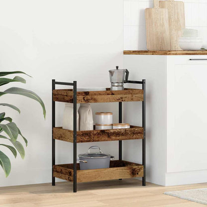 Küchentrolley Altholz 50 x 30 x 70 cm Holzwerkstoff