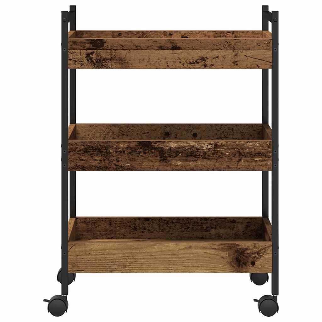Küchentrolley Altholz 50 x 30 x 70 cm Holzwerkstoff