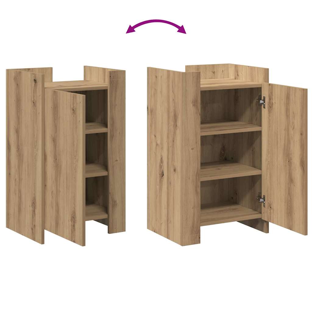 Sideboard Artisan-Eiche 45 x 35 x 75 cm