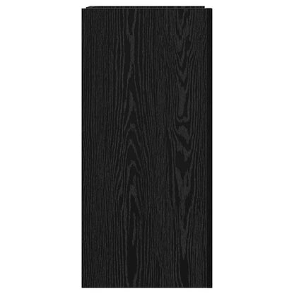 Sideboard Schwarz Eichen-Optik 45 x 35 x 75 cm
