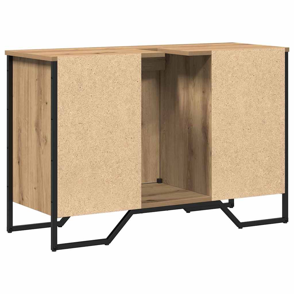 Waschbeckenunterschrank mit Tür Artisan Eiche 91 x 35 x 60 cm