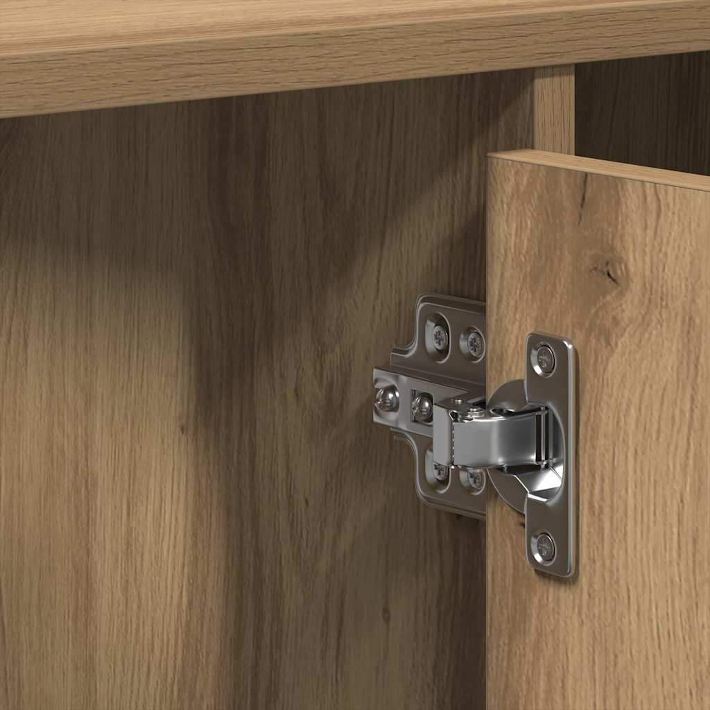 Waschbeckenschrank Artisan-Eiche 91 x 35 x 60 cm Holzwerkstoff