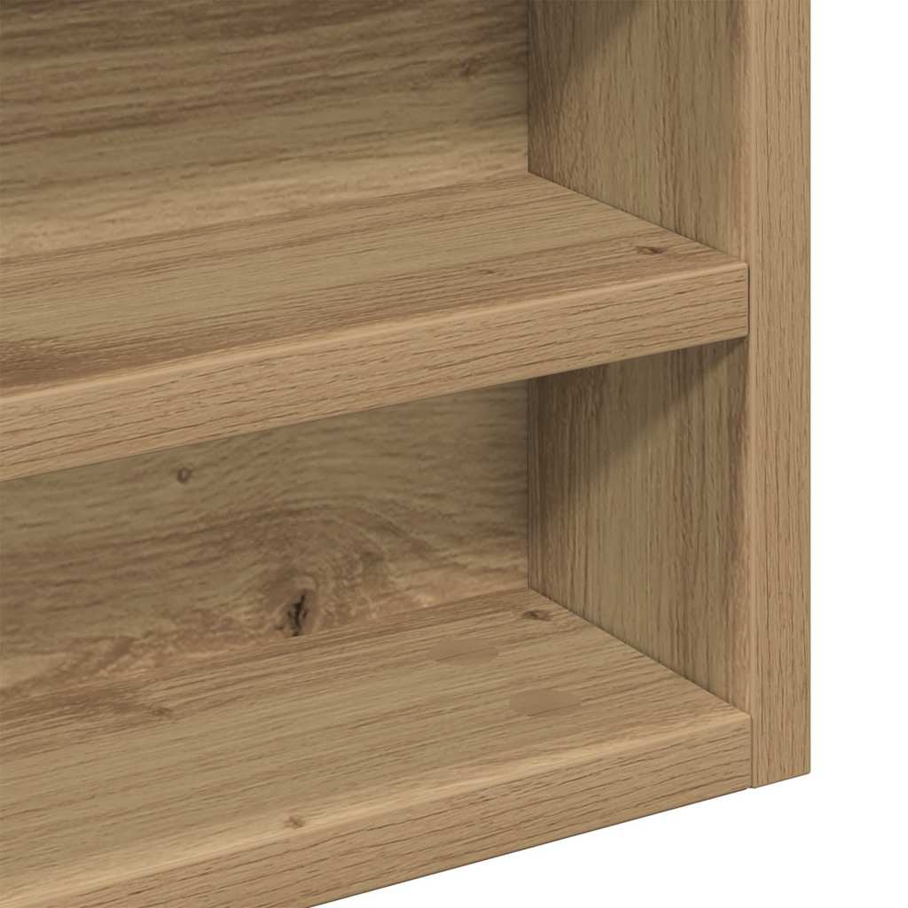 Vitrine Wandhalterung Artisan-Eiche 100 x 8,5 x 75 cm