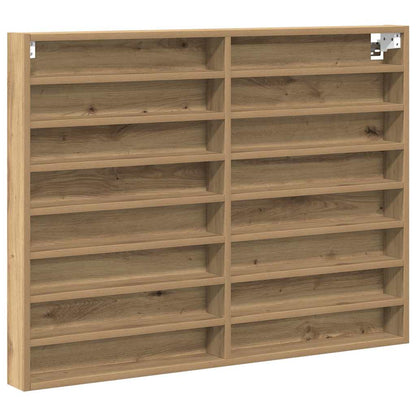 Vitrine Wandhalterung Artisan-Eiche 100 x 8,5 x 75 cm