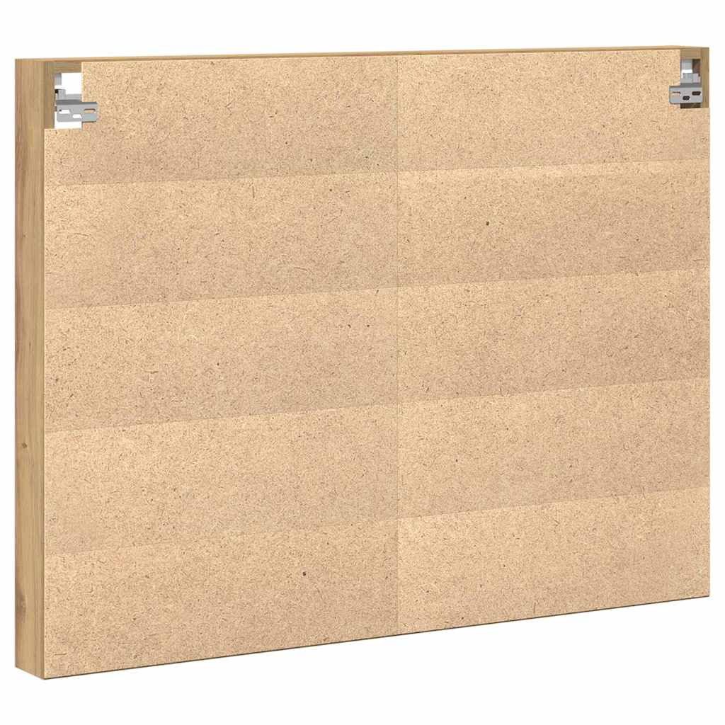 Vitrine Wandhalterung Artisan-Eiche 100 x 8,5 x 75 cm